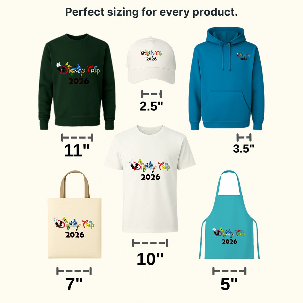 Love Mickey & Minnie Cartoon Designs - DTF Heat Transfer