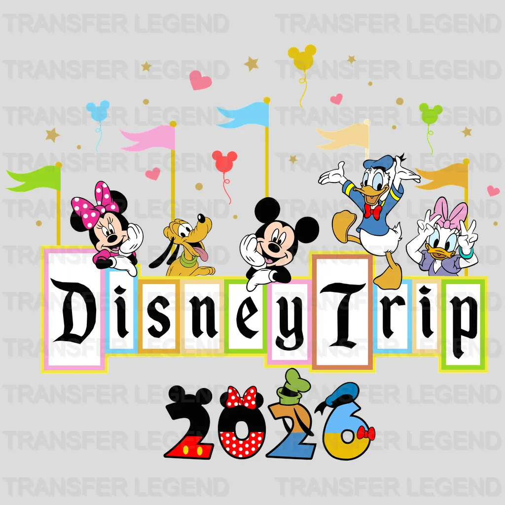 Family Show 2026 Cartoon Designs - DTF Heat Transfer
