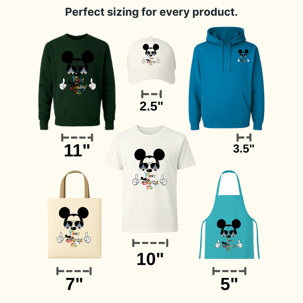 Mouse Trip 2026 Design - Cartoon DTF Transfer