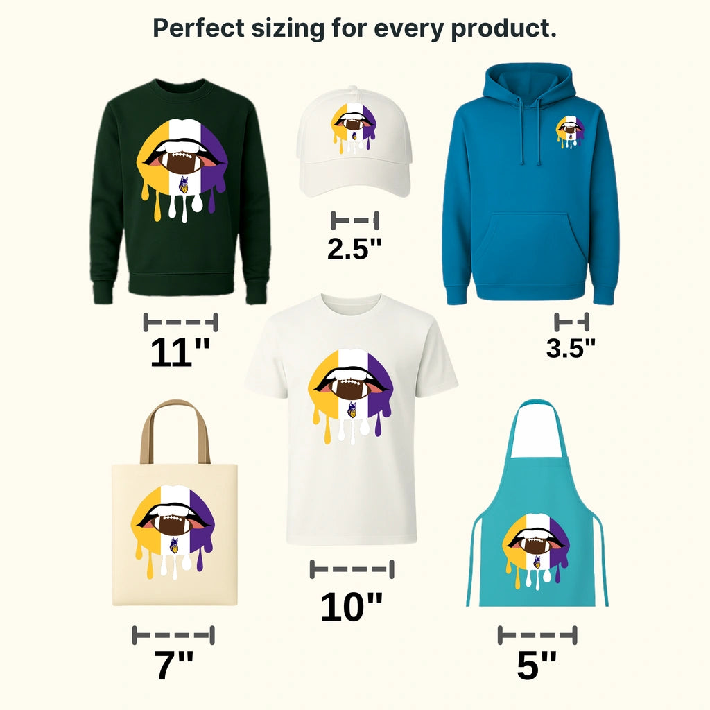 Minnesota Vikings Viking Helmet with Crossed Axes Emblem NFL Design - DTF Heat Transfer