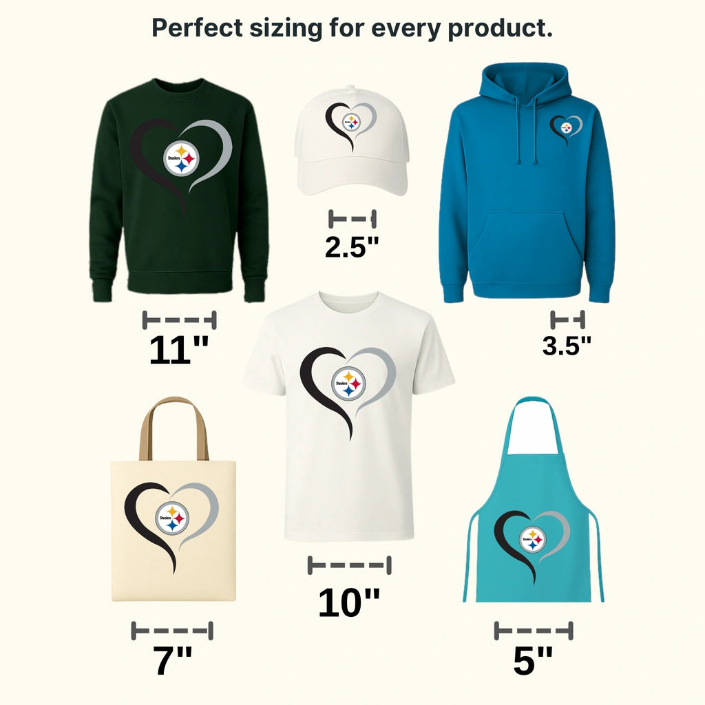 Pittsburgh Steelers Batman‑style bat emblem with star logo, NFL design - DTF Heat Transfer