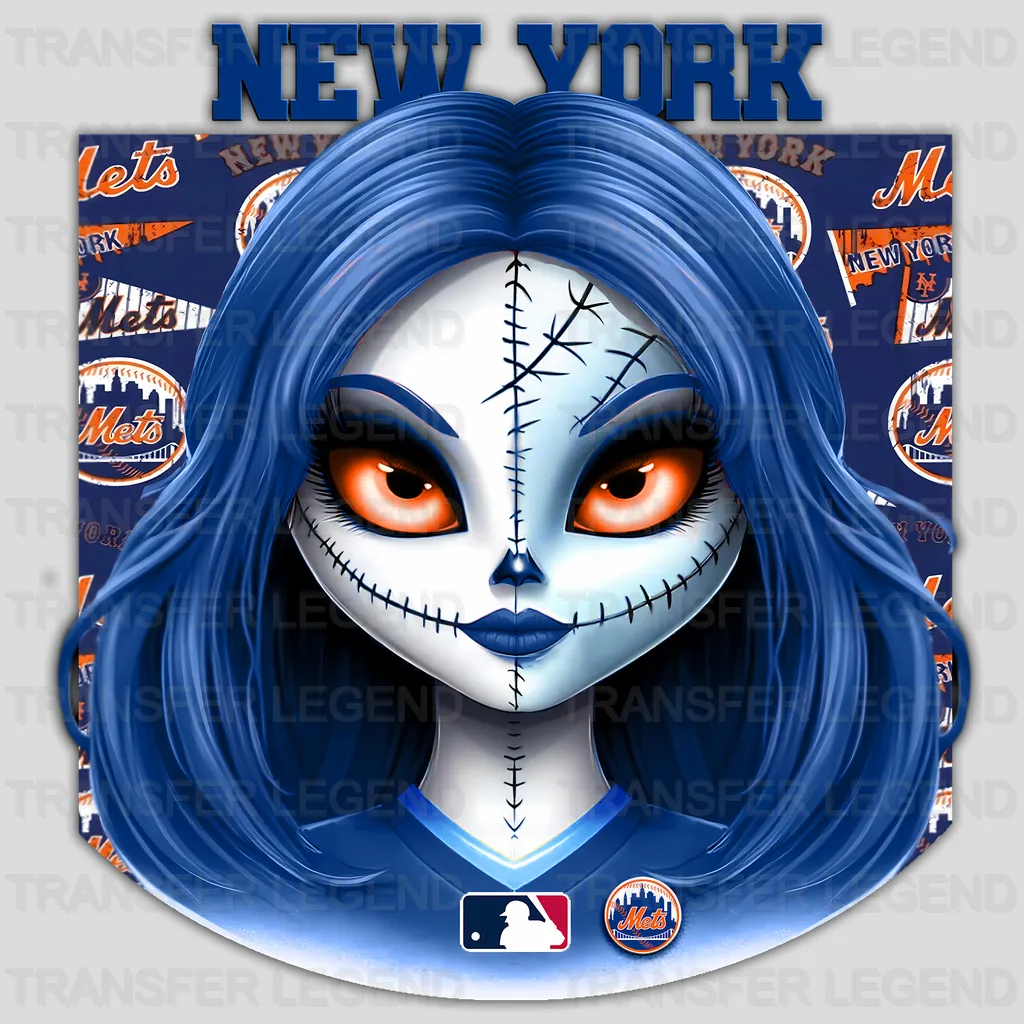 New York Mets MLB Vintage Grunge Poster Graphic - DTF Iron On Transfer