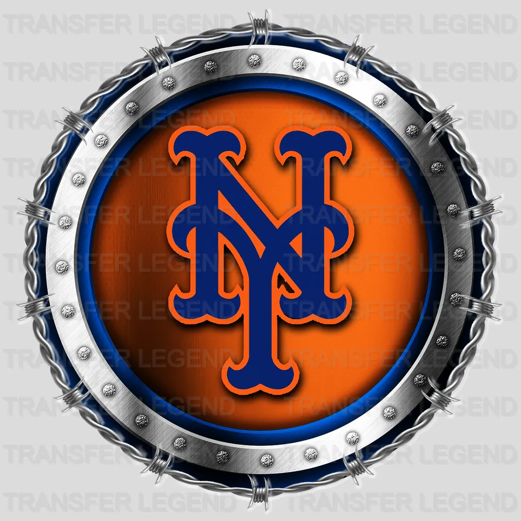 New York Mets MLB Vintage Typography Poster - DTF Iron On Transfer
