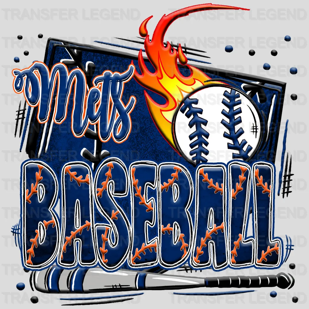 New York Mets MLB New York Est 1962 DTF Iron On Transfer