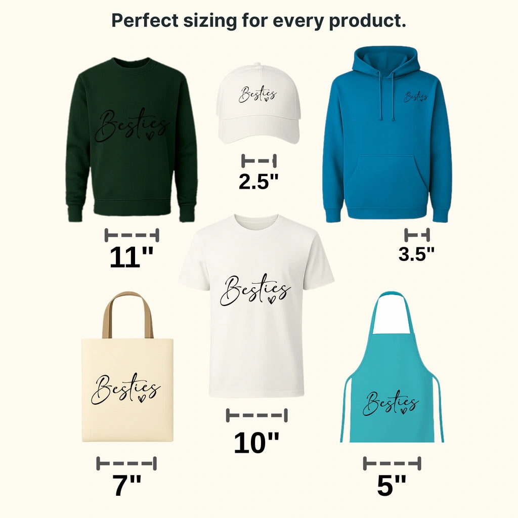 Besties design- DTF heat transfer - transferlegend