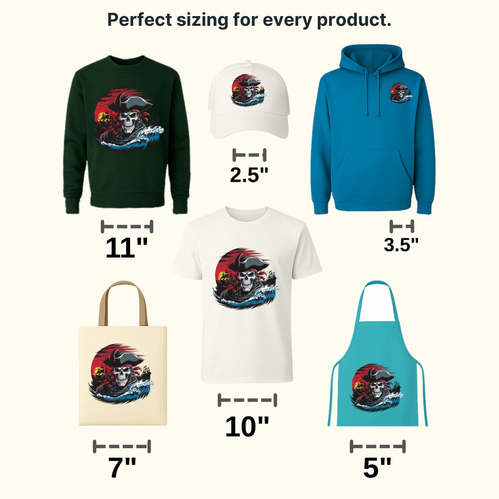 Hell Is Back Pirate Design - DTF Heat Transfer - transferlegend