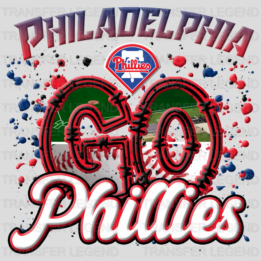 Philadelphia Phillies MLB Go Phillies DTF Iron On Transfer