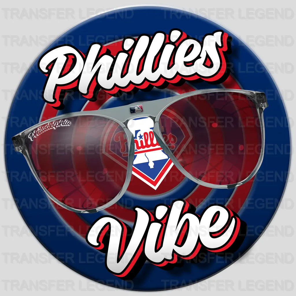 Philadelphia Phillies MLB Phillies Vibe DTF Iron On Transfer