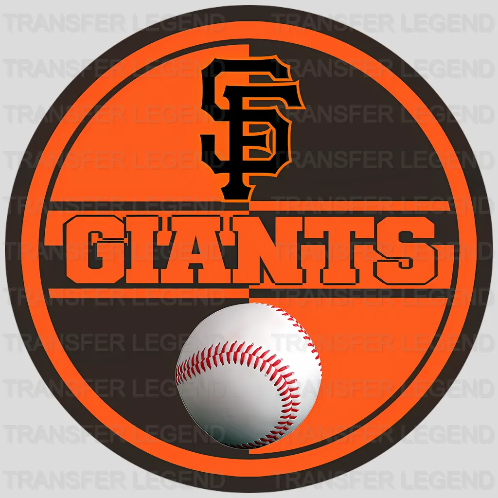San Francisco Giants MLB Neon Light Bar Sign Style - DTF Iron On Transfer