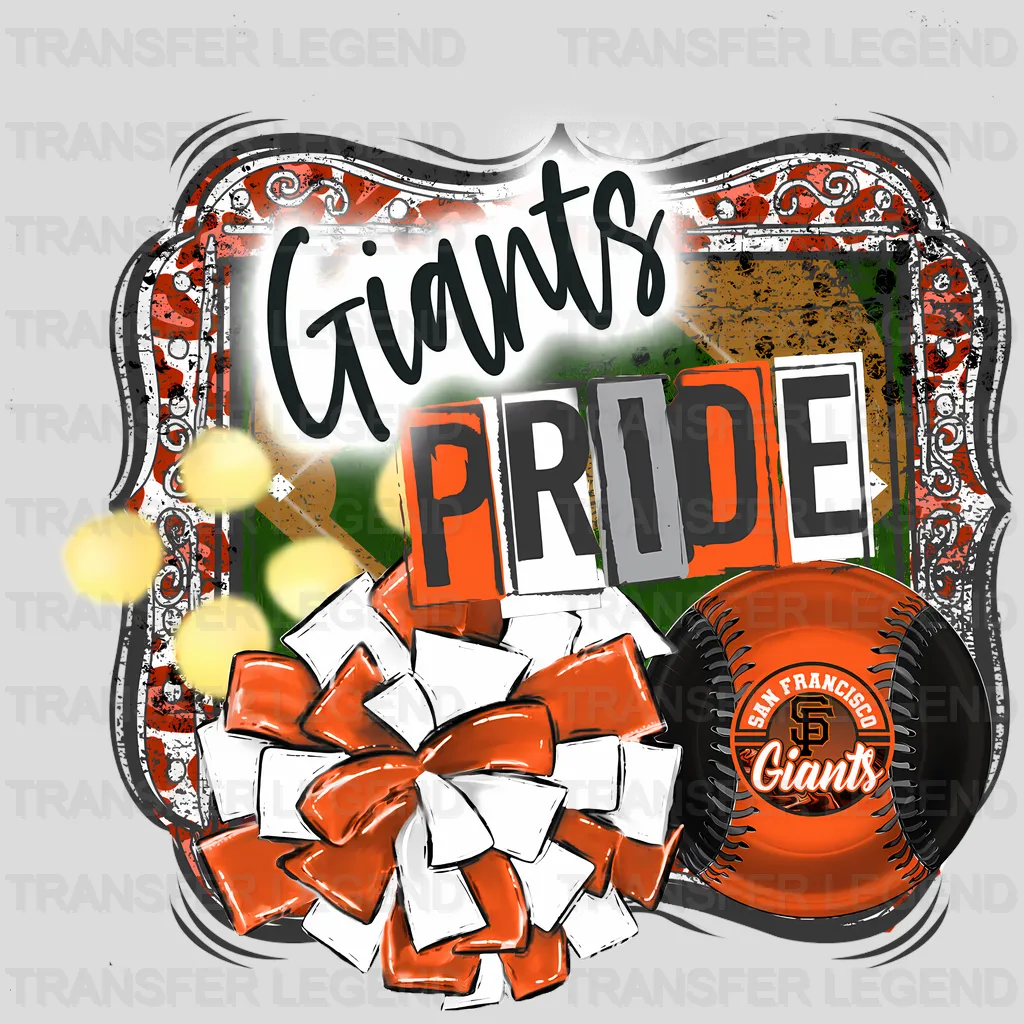 San Francisco Giants MLB San Francisco My Heart Is Full DTF Iron On Transfer