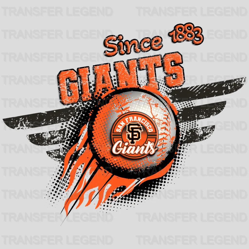 San Francisco Giants MLB San Francisco 2025 Happy New Year DTF Iron On Transfer