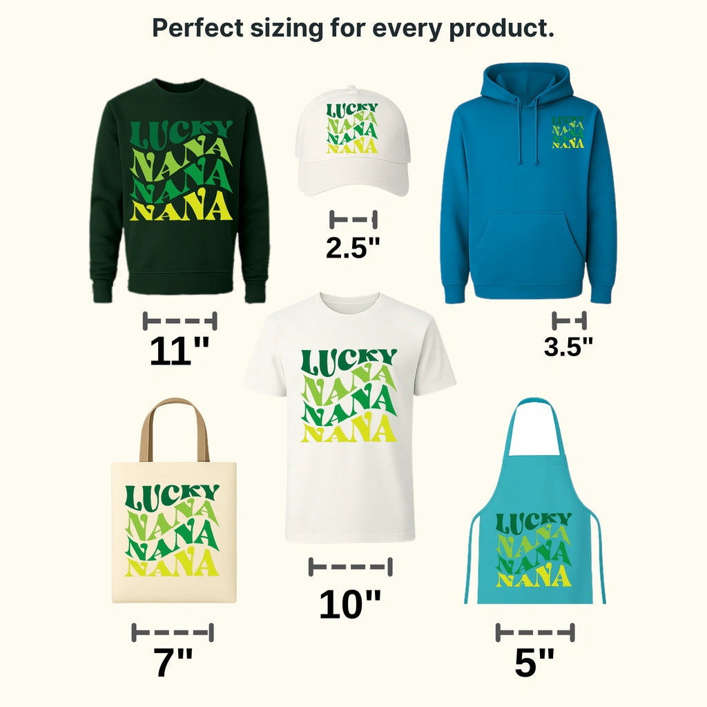 Lucky Nana St. Patrick's Day Design - DTF heat transfer - transferlegend
