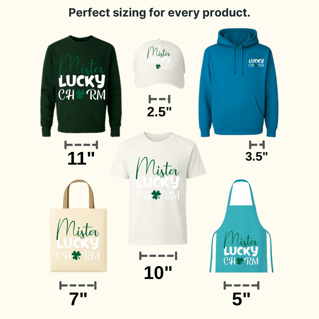 Mister Lucky Charm St. Patrick's Day Design - DTF heat transfer - transferlegend