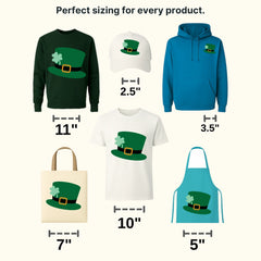 Hat St. Patrick's Day Design - DTF heat transfer - transferlegend