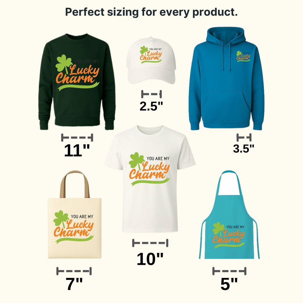 You Are My Lucky Charm St. Patrick's Day Design - DTF heat transfer - transferlegend