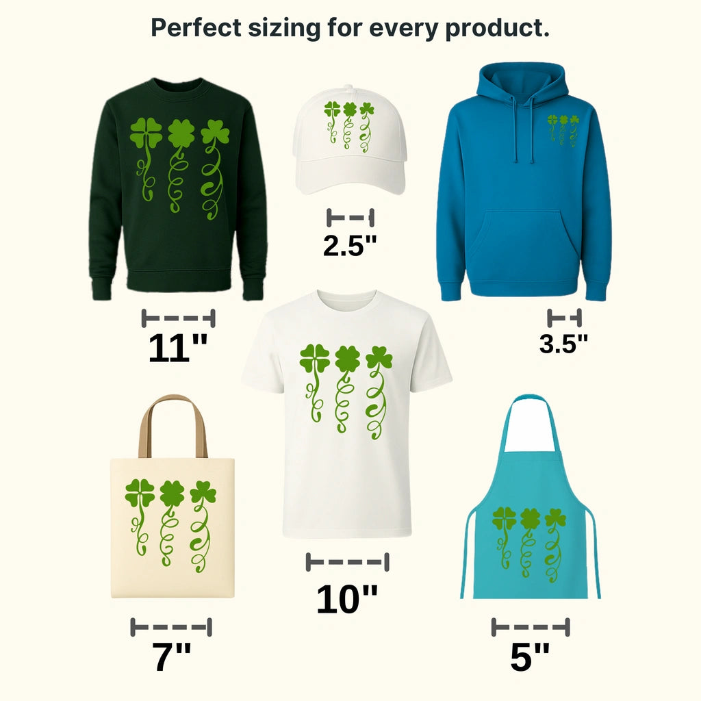 Clover Patch St. Patrick's Day Design - DTF heat transfer - transferlegend
