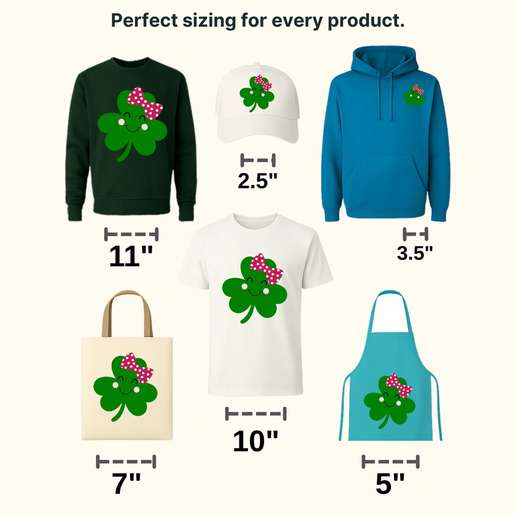 Clover St. Patrick's Day Design - DTF heat transfer - transferlegend