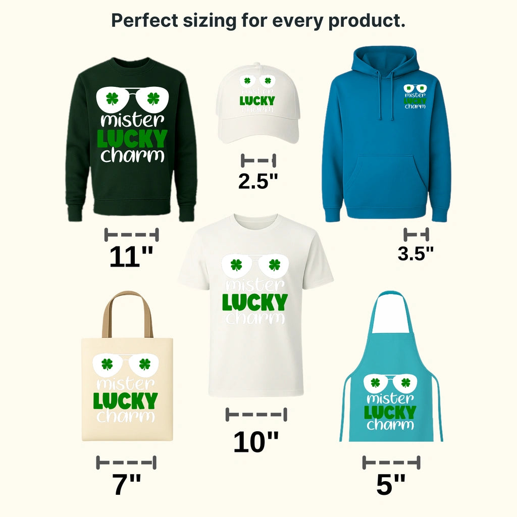 Mister Lucky Charm St. Patrick's Day Design - DTF heat transfer - transferlegend