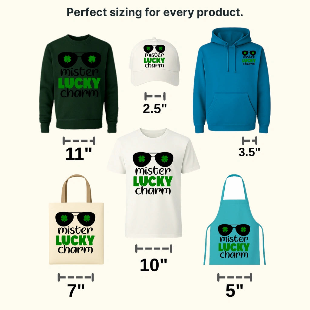 Mister Lucky Charm St. Patrick's Day Design - DTF heat transfer - transferlegend