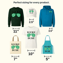 Lucky Dude St. Patrick's Day Design - DTF heat transfer - transferlegend