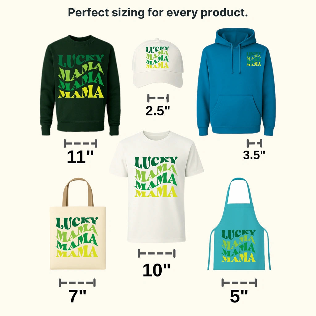 Lucky Mama St. Patrick's Day Design - DTF heat transfer - transferlegend