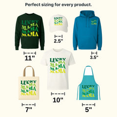 Lucky Mama St. Patrick's Day Design - DTF heat transfer - transferlegend