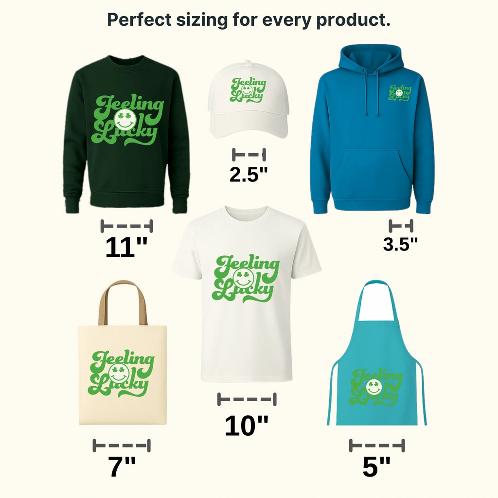 Feeling Lucky St. Patrick's Day Design - DTF heat transfer - transferlegend