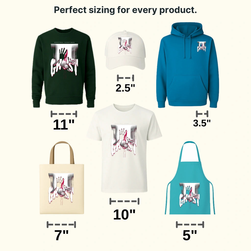 Spectral Ghost Streetwear Design - DTF Heat Transfer - transferlegend