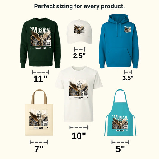 The Musical Angel Streetwear Design - DTF Heat Transfer - transferlegend