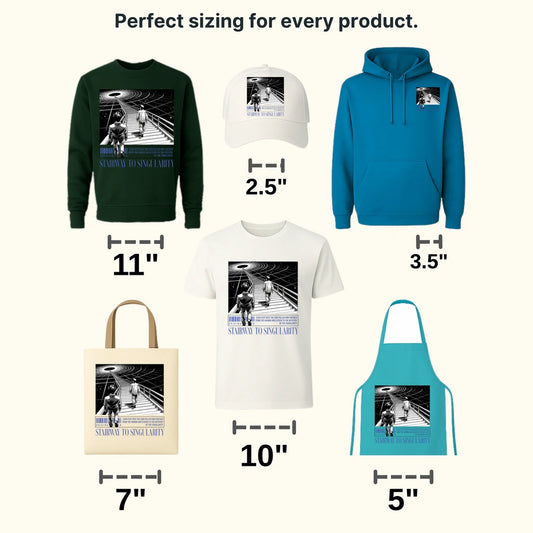 Staireway To Singularity Streetwear Design - DTF Heat Transfer - transferlegend