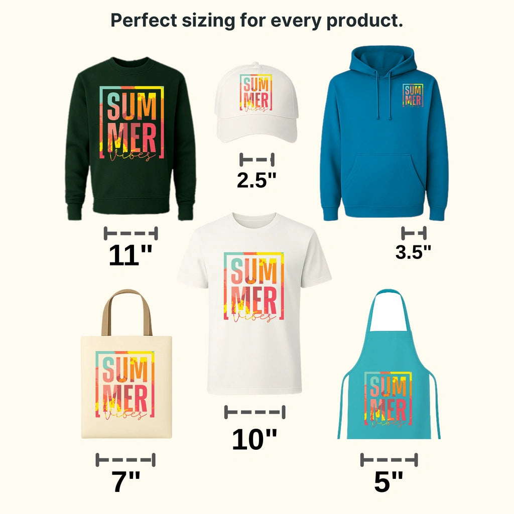 Summer Vibes Colors DTF Transfer - transferlegend