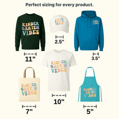 Kinder Garten Vibes Teacher Design - DTF heat transfer - transferlegend