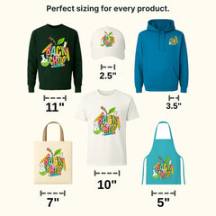 Welcome Back To School Apple Design - DTF heat transfer - transferlegend