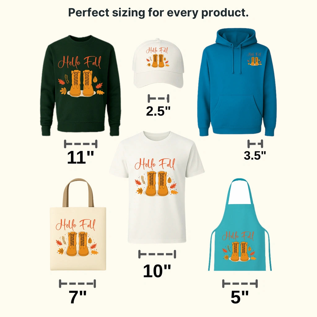 Hello Fall Design - DTF heat transfer - transferlegend