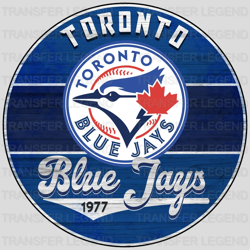 Toronto Blue Jays MLB Toronto Blue Est 1977 DTF Iron On Transfer