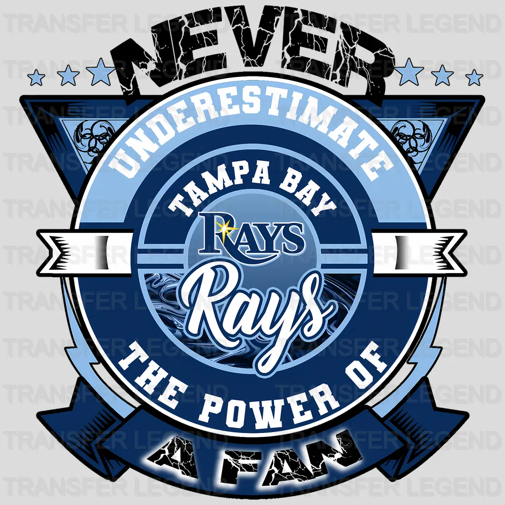 Tampa Bay Rays MLB Tampa Bay DTF Iron On Transfer