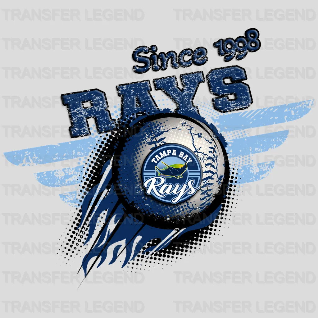 Tampa Bay Rays MLB Tampa Bay Since 1998 DTF Iron On Transfer