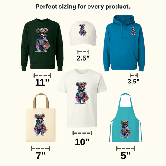 Colors Master Teddy Design - DTF Heat Transfer - transferlegend