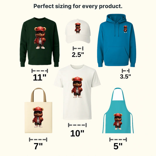 I Have A Date Teddy Design - DTF Heat Transfer - transferlegend