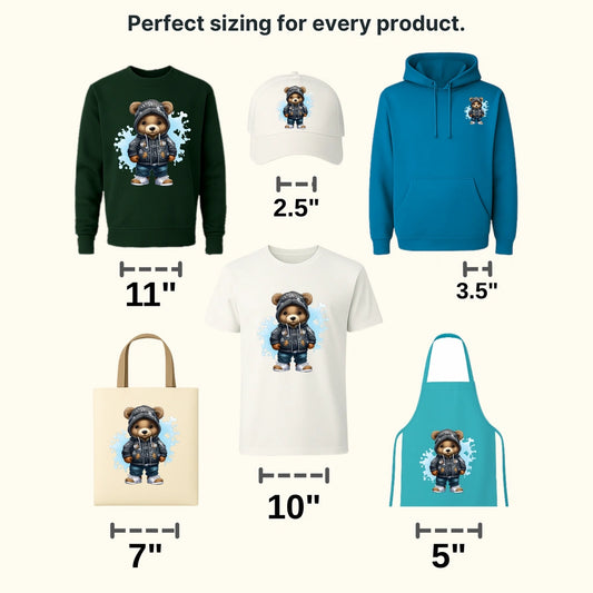 Winter Is Coming Teddy Design - DTF Heat Transfer - transferlegend