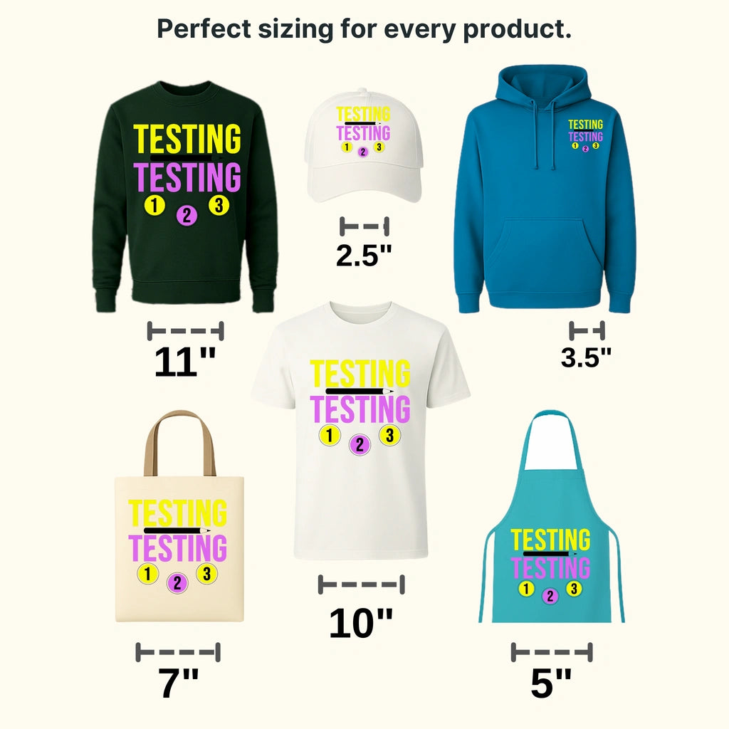 Testing 123 Test Day Design - DTF Heat Transfer - transferlegend