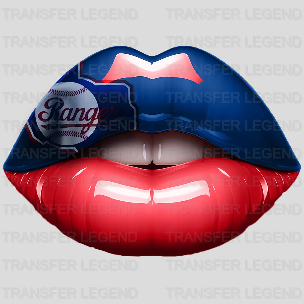 Texas Rangers MLB Gear Composition - DTF Iron On Transfer
