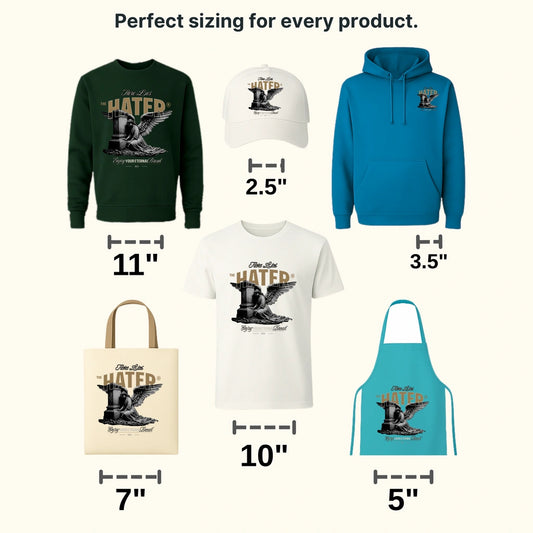 The Hater Streetwear Design - DTF Heat Transfer - transferlegend