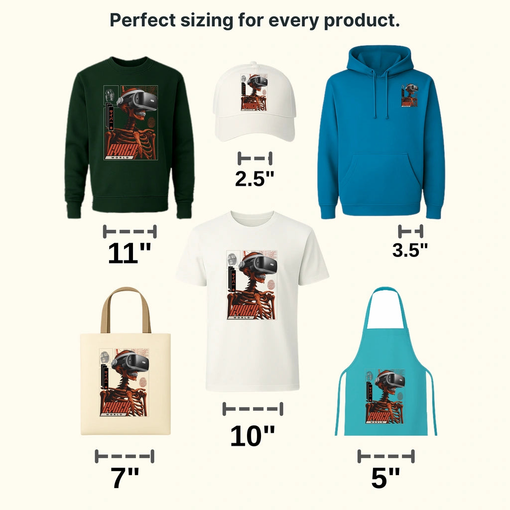 Cyber World Streetwear Design - DTF Heat Transfer - transferlegend