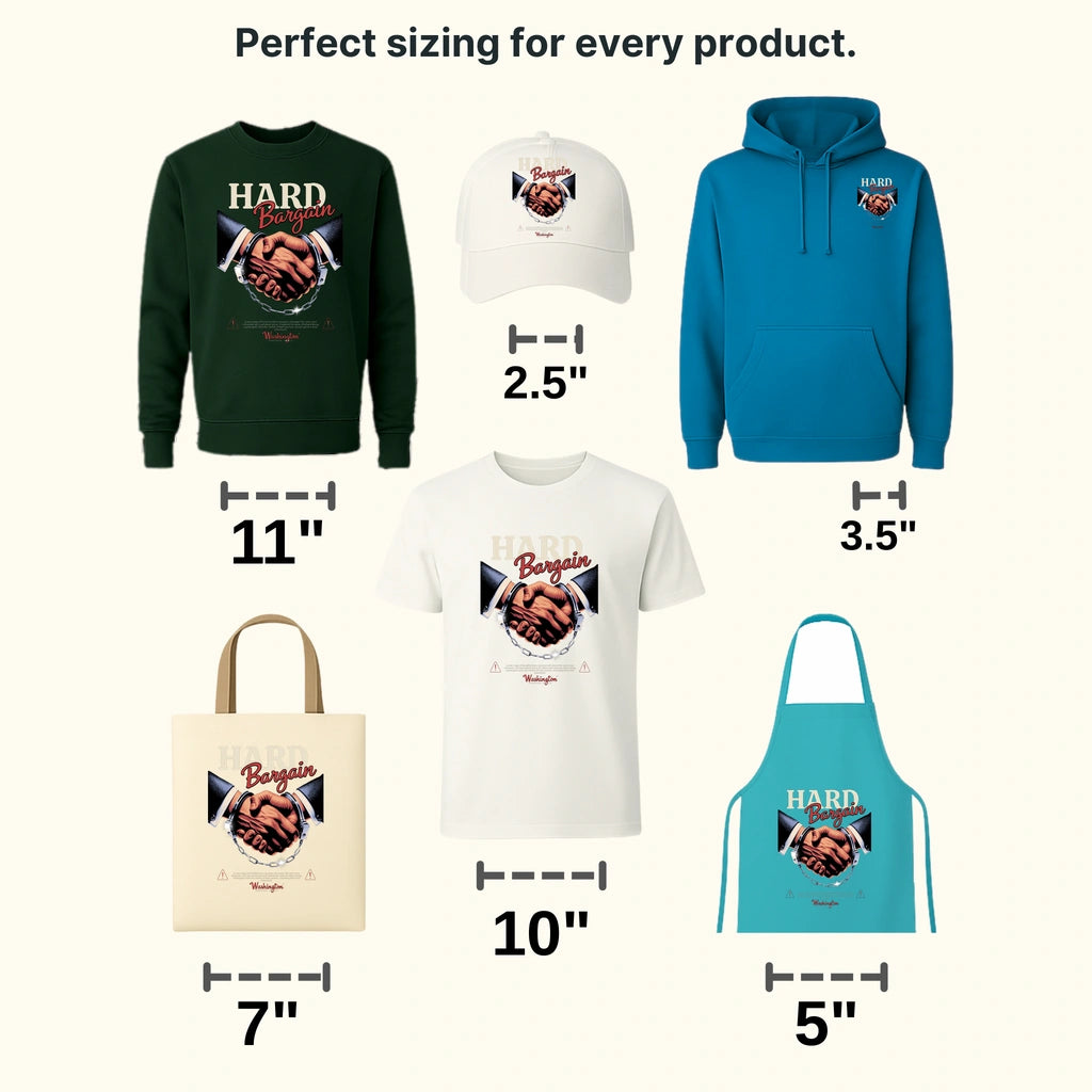 Hard Bargain Streetwear Design - DTF Heat Transfer - transferlegend