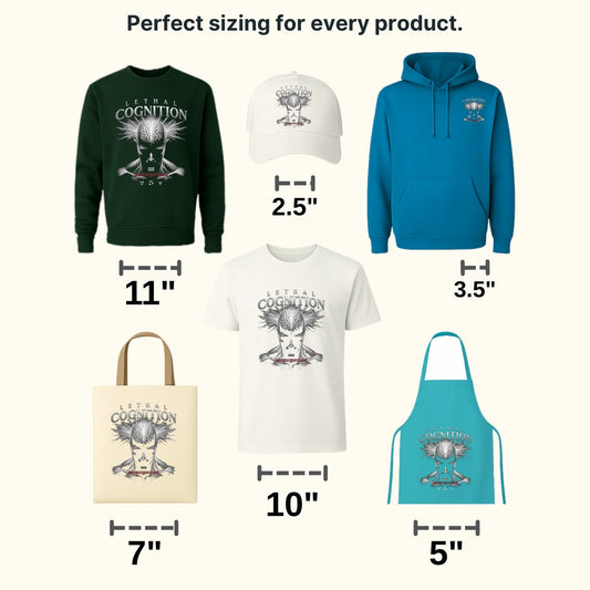 Lethal Cognition Streetwear Design - DTF Heat Transfer - transferlegend