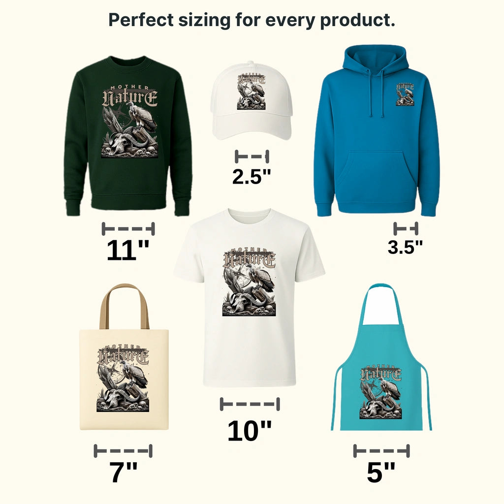 Mother Nature Streetwear Design - DTF Heat Transfer - transferlegend