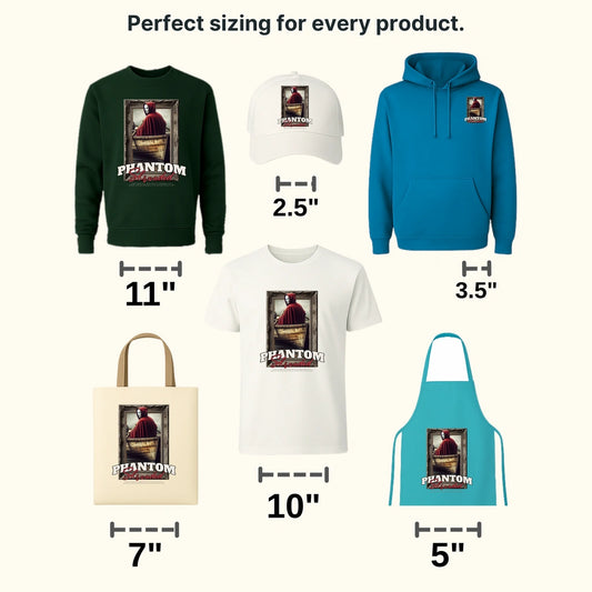 Phantom Shrouded Streetwear Design - DTF Heat Transfer - transferlegend