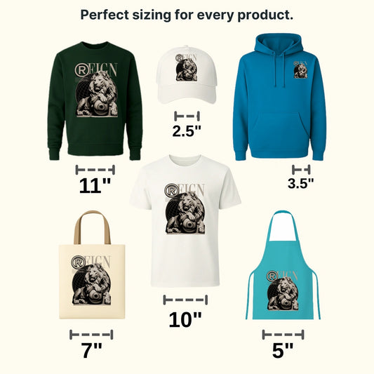 The Ruler's Vision Streetwear Design - DTF Heat Transfer - transferlegend