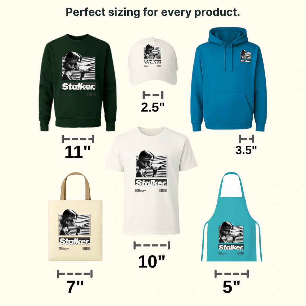 Stalker Woman Streetwear Design - DTF Heat Transfer - transferlegend